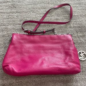 Michael Kors small fuchsia pink bag